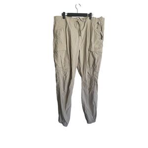 H&M Mens Beige Regular Fit Cargo Pants Size XL